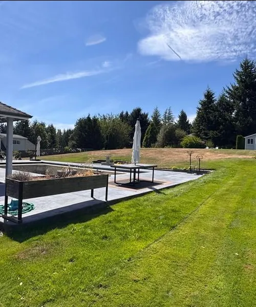 Outdoors Landscape Project in Gig Harbor 